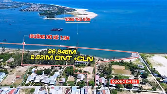 Bán quỹ đất Mặt Biển Hội An. Sổ hồng sẵn,không quy hoạch
