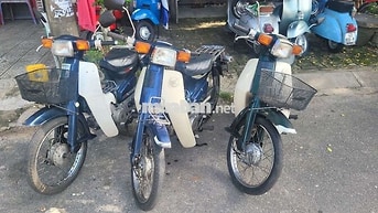 Honda Custom 50 Xanh Trắng