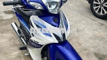 Xe số SYM Elegant 50 Xanh trắng