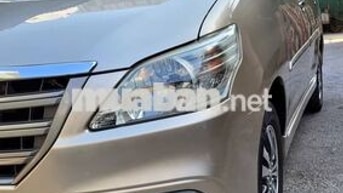 Toyota Innova 2015 Vàng cát 8 chỗ Xăng