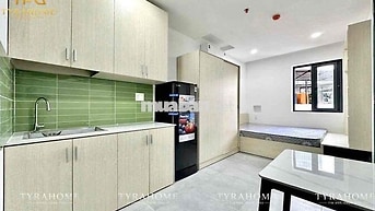✨ STUDIO MỚI 100% – THANG MÁY – HẦM XE – MÁY GIẶT RIÊNG GIÁP Q1