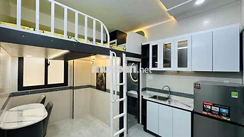 CĂN HỘ MINI - GÁC CAO - FULL NỘI THẤT - NGAY TÔ KÝ - CVPM QUANG TRUNG