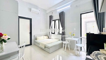 CHO THUÊ STUDIO FULL NỘI THẤT MỚI XÂY CÓ THANG MÁY GIÁP QUẬN 10 - VHU