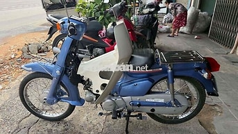 Honda Cub 82/50 Xanh Trắng -Vô xác cam hơn 40tr