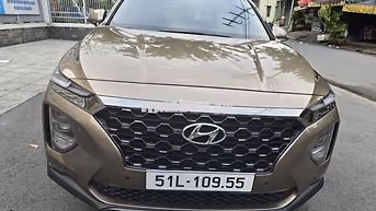 Hyundai Santafe 2019 Dầu 55,000km Nâu