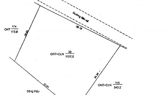 Bán 1107m2 tại xã Tân Hòa, huyện Phú Tân, tỉnh An Giang