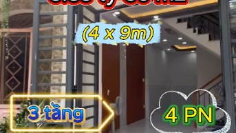 (341.320) Tân Phú, 5.85 tỷ , 36m2 , Bờ Bao Tân Thắng, 4PN