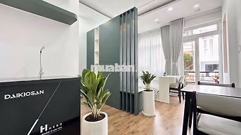 CHDV 1PN BAN CÔNG TÁCH BẾP MÁY GIẶT RIÊNG FULL NỘI THẤT NGAY AEON
