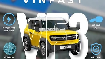 Vinfast VF3 Vàng Xe ô tô điện
