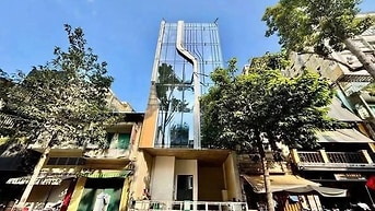 cho thuê tòa nhà 33-35 nguyễn thái bình Q1 8x20m hầm trệt 3lầu TM PCCC
