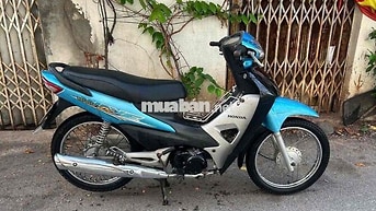 Honda Wave 100 Xanh Bạc Đen