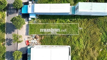 KẸT TIỀN BÁN NHANH LÔ 5x26m VỈA HÈ 8M ĐỐI DIỆN BÌNH CHÁNH GIÁ 2tỷ080