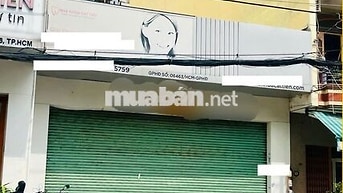 NHÀ CHO THUÊ MẶT TIỀN ĐƯỜNG BÌNH PHÚ 8X23M 1 LỬNG KHU KD ĐÔNG ĐÚC