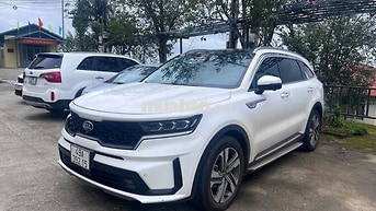 Kia Sorento Signature 2021 Dầu 10 vạn Trắng