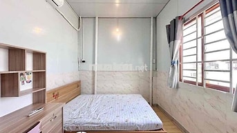 PHÒNG CỬA SỔ LỚN THOÁNG FULL NỘI THẤT CÓ MÁY GIẶT RIÊNG GẦN BÀ HOM