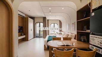 Phòng studio, ban công_diện tích 40m2_hẻm 1 Hoa Lan
