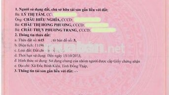 BÁN ĐẤT TRỒNG LÚA KÊNH 500 XÃ ĐỐC BINH KIỀU