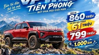 🚘WILD - VUA BÁN TẢI ĐIỆN 1000km mở cọc tiên phong