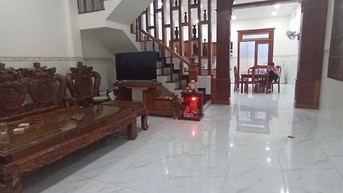 Trục đường chính Nguyễn Thị Định -Lê Đình Quản, đường 2 ô tô tránh