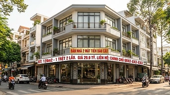 Siêu phẩm 2 Mặt Tiền Bàu Cát, 128m2, khuôn đất tài lộc, chỉ 29tỷ900