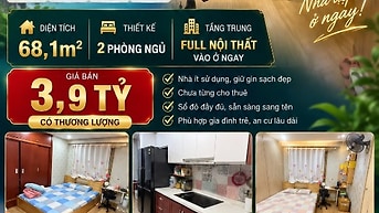 BÁN CĂN HỘ CT5A XA LA HÀ ĐÔNG 68,1M  FULL ĐỒ