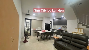 (13tr5) Nhà Simcity LÒ LU gần Vinhomes | 4pn + áp mái, có nội thất