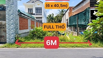 Bán lô đất 244m2(6x41) SHR đường Hồ Văn Tắng, Tân Phú Trung,1.1 Tỷ