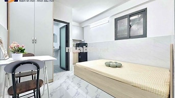 PHÒNG TRỌ KHÔNG GÁC GIÁ RẺ MỚI XÂY GẦN TÂN SƠN NHÌ CÓ THANG MÁY ĐẸP