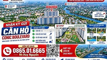 CHO THUÊ CĂN HỘ CONIC BOULEVARD BÌNH CHÁNH -DT LỚN SIÊU RẺ VÕ VĂN KIỆT