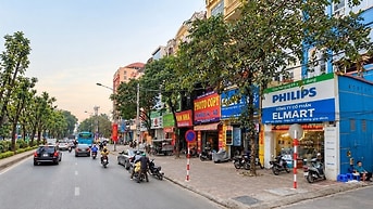 Nguyên Căn 6T, 60m2 - Lô Góc Vỉa Hè - Mặt Phố Hoàng Quốc Việt - KD Tốt