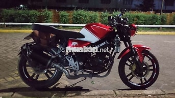 Honda CB125 côn tay màu Đỏ trắng