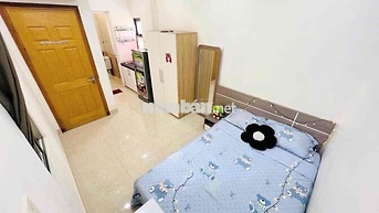 Căn hộ studio xinh xắn full nội thất Tôn Đản quận 4 có thang máy