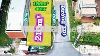 CHỦ KẸT TIỀN BÁN LÔ GÓC 2MT GẦN BỆNH VIỆN CỦ CHI 210M2 GIÁ CHỈ 570TR