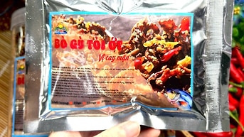 Bò Gù Tỏi Ớt vị cay mặn xuất hóa đơn đầy đủ ạ