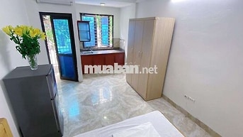 Cho thuê CCMN 30m2 Full đồ. ban công thoáng tại Giáp Nhất