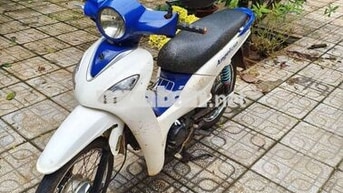 SYM Angela 50cc Trắng, Xanh Xe số