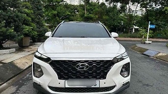 Hyundai Santafe Premium 2.4 HTRAC sx2019 Trắng/Nâu