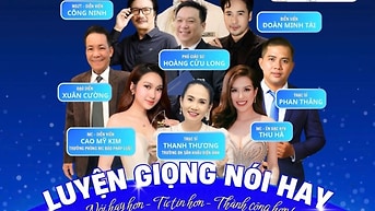 CHIÊU SINH KHÓA LUYỆN GIỌNG NÓI TỰ TIN HƠN MỖI NGÀY!