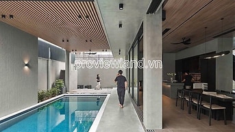 Bán biệt thự hồ bơi Thảo Điền, DT 15mx40m, 4 tầng, 3PN, thang máy