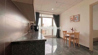 Căn hộ tách bếp 1 phòng ngủ siêu rộng