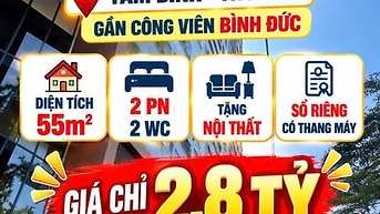 Bán căn hộ Fresca Riverside Tam Bình Thủ Đức 55m², 2PN 2WC, 2.8 tỷ