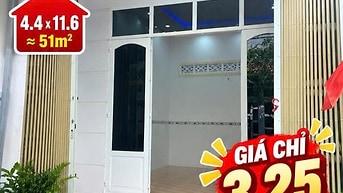 Bán nhà trệt lửng sát CVPM Quang Trung Q12 ,51m2 ,hẻm 5m chỉ 3.25tỷ