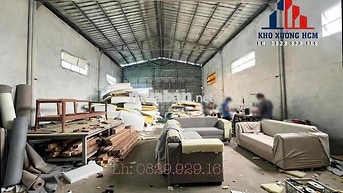 Chủ gửi cho thuê nhà xưởng mặt tiền tải lớn, dtsd 380m