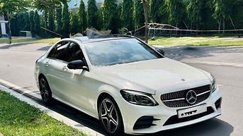 Mercedes C300 FL AMG model 2021 Trắng 55.000km