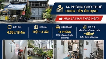 BÁN NHÀ MẶT TIỀN P. TÂN SƠN NHÌ - ĐANG CÓ DÒNG TIỀN TỐT
