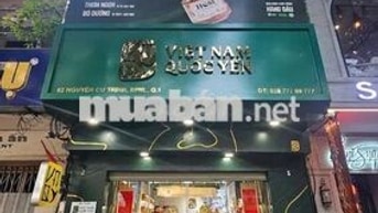NHÀ MỚI, CÓ LỀ MẶT TIỀN LỚN SỐ 63 NGUYỄN CƯ TRINH QUẬN 1