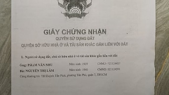 CẦN BÁN CĂN NHÀ  CHÍNH CHỦ QUẬN 7 