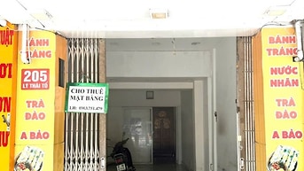 Nhà cho thuê MB số 205 Lý Thái Tổ, P.Vườn Lài 3x10m tiện KD, 14tr/th