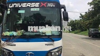 Xe khách Thaco TB82 2016 Trắng, Xanh
