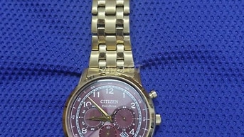 Đồng hồ Citizen Eco - Drive mặt đỏ 